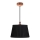 Lampadario a sospensione con filo AMORE 1xE27/60W/230V nero