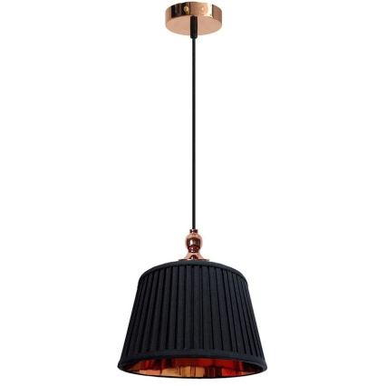 Lampadario a sospensione con filo AMORE 1xE27/60W/230V nero