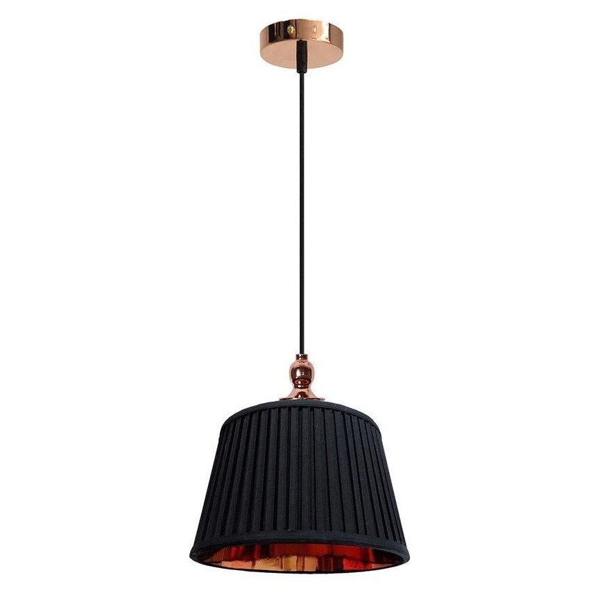 Lampadario a sospensione con filo AMORE 1xE27/60W/230V nero