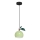 Lampadario a sospensione con filo APPLE 1xE27/15W/230V verde
