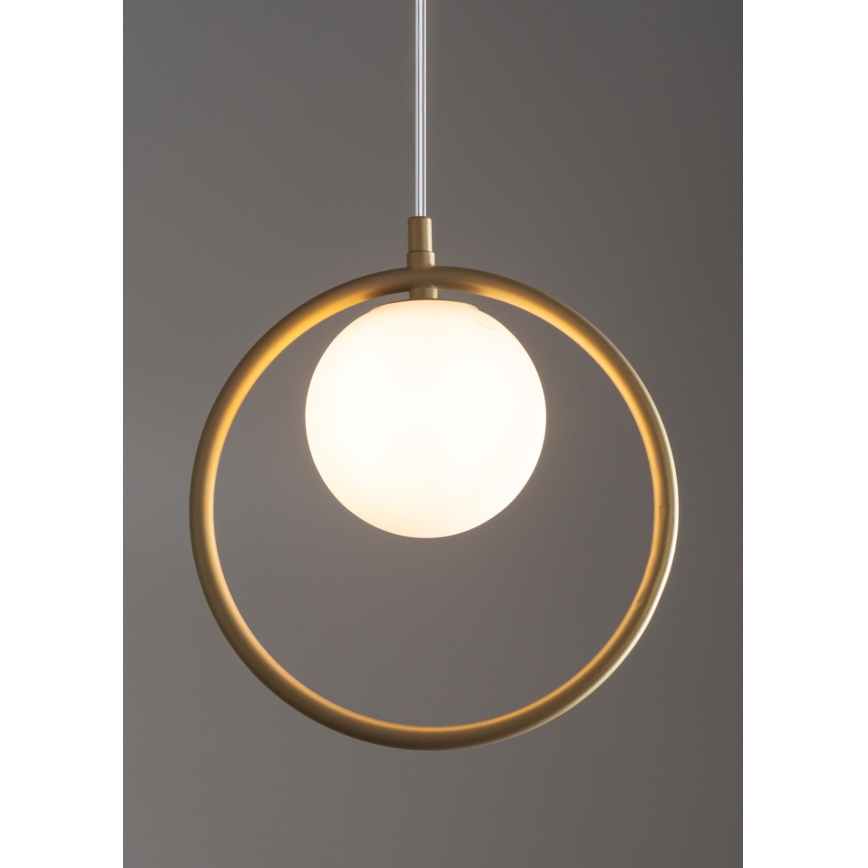 Lampadario a sospensione con filo AQUA 1xG9/12W/230V oro