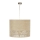 Lampadario a sospensione con filo ARABESCA 1xE27/60W/230V beige