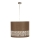 Lampadario a sospensione con filo ARABESCA 1xE27/60W/230V marrone