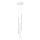 Lampadario a sospensione con filo ARCHE 3xG9/8W/230V bianco