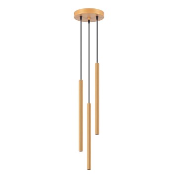 Lampadario a sospensione con filo ARCHE 3xG9/8W/230V oro