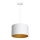 Lampadario a sospensione con filo ARDEN 1xE27/60W/230V diametro 25 cm bianco/oro