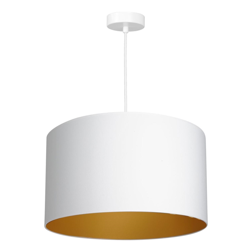 Lampadario a sospensione con filo ARDEN 1xE27/60W/230V diametro 40 cm bianco/oro