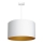 Lampadario a sospensione con filo ARDEN 1xE27/60W/230V diametro 40 cm bianco/oro