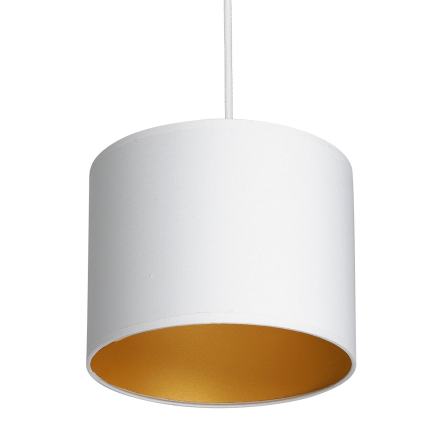 Lampadario a sospensione con filo ARDEN 3xE27/60W/230V bianco/oro