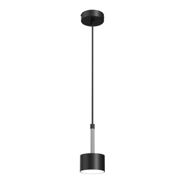 Lampadario a sospensione con filo ARENA 1xGX53/11W/230V nero/cromo lucido