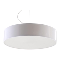 Lampadario a sospensione con filo ARENA 45 3xE27/60W/230V bianco