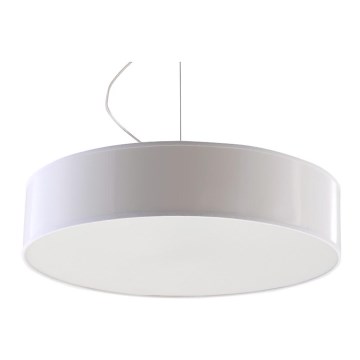 Lampadario a sospensione con filo ARENA 45 3xE27/60W/230V bianco