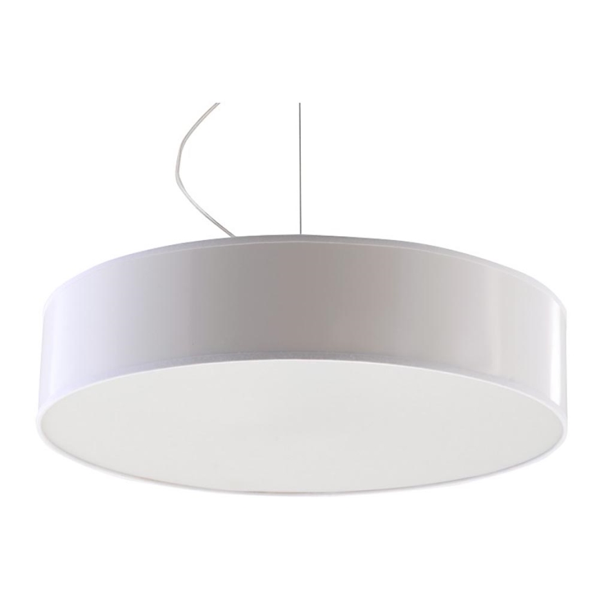 Lampadario a sospensione con filo ARENA 45 3xE27/60W/230V bianco
