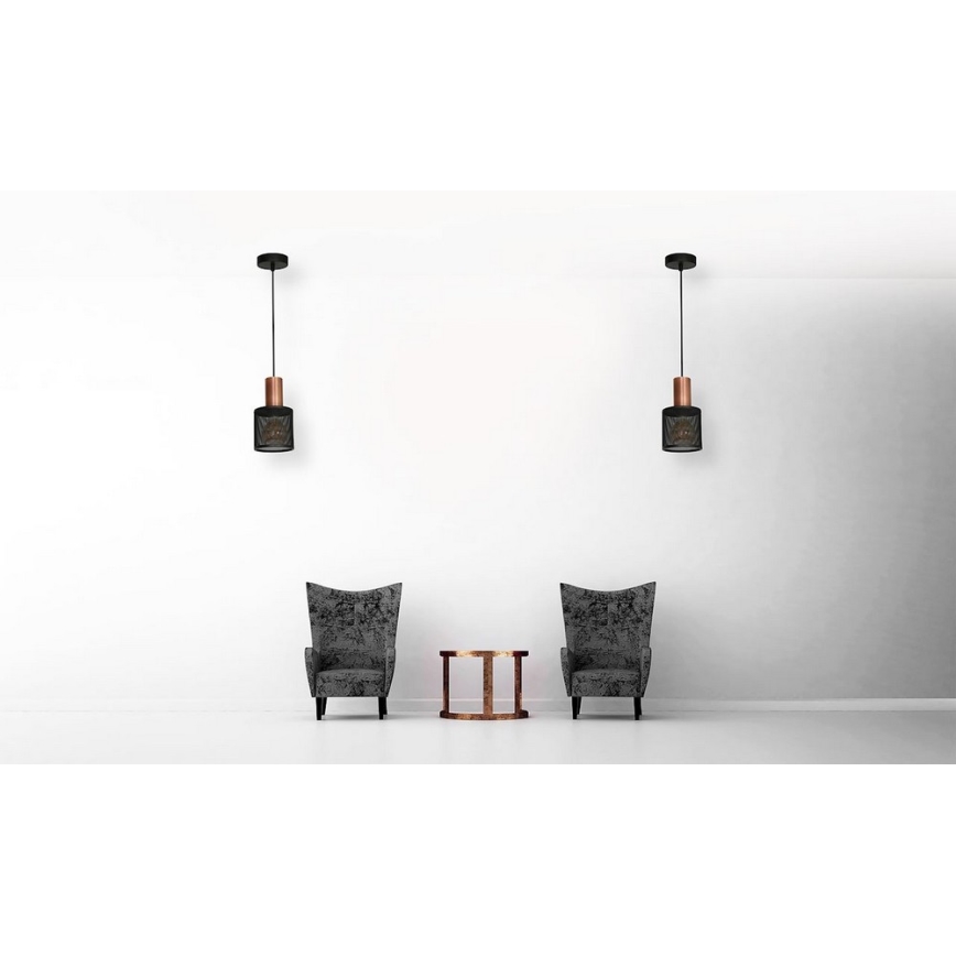 Lampadario a sospensione con filo ALMERIA 3xE27/60W/230V