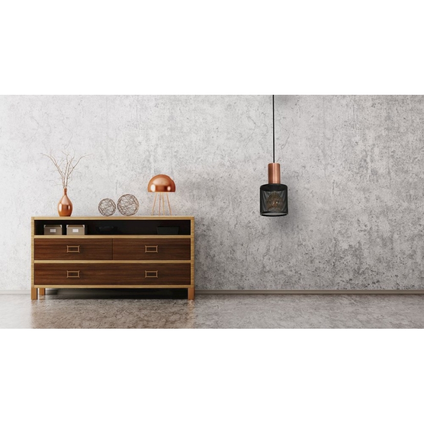 Lampadario a sospensione con filo ALMERIA 3xE27/60W/230V