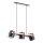Lampadario a sospensione con filo ARI 3xE27/15W/230V nero/beige