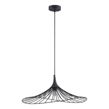 Lampadario a sospensione con filo ARIELLE 1xE27/20W/230V diametro 50 cm nero