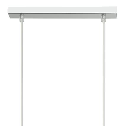 Lampadario a sospensione con filo ARMIN 1xGU10/10W/230V cromo lucido