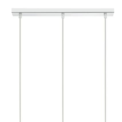 Lampadario a sospensione con filo ARMIN 3xGU10/10W/230V cromo lucido