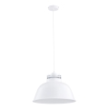 Lampadario a sospensione con filo ARRIZO 1xE27/15W/230V bianco