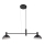 Lampadario a sospensione con filo ARTIS 2xE14/40W/230V nero