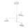 Lampadario a sospensione con filo ARTIS 3xE14/40W/230V bianco