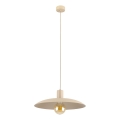 Lampadario a sospensione con filo ASTRA 1xE27/15W/230V diametro 41 cm beige