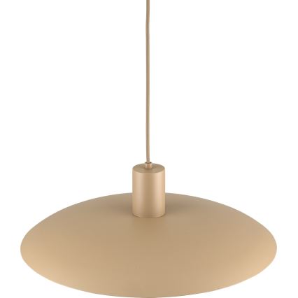 Lampadario a sospensione con filo ASTRA 1xE27/15W/230V diametro 41 cm beige