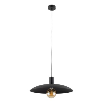 Lampadario a sospensione con filo ASTRA 1xE27/15W/230V diametro 41 cm nero