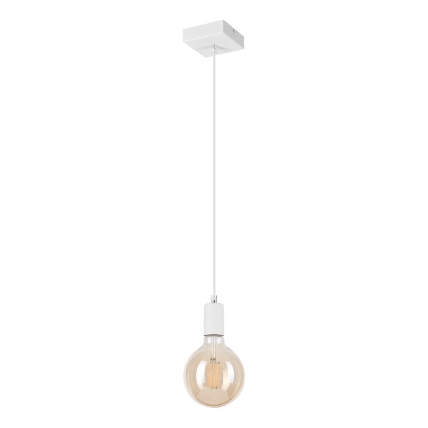 Lampadario a sospensione con filo ASTRID 1xE27/60W/230V bianco