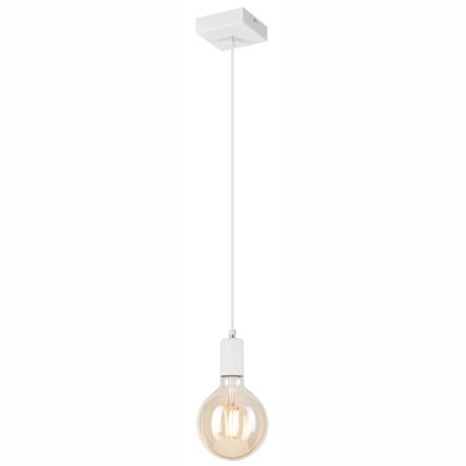 Lampadario a sospensione con filo ASTRID 1xE27/60W/230V bianco