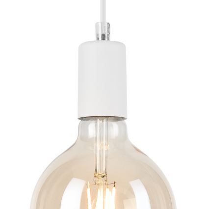Lampadario a sospensione con filo ASTRID 1xE27/60W/230V bianco