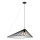Lampadario a sospensione con filo AURORA 1xE27/20W/230V diametro 60 cm nero