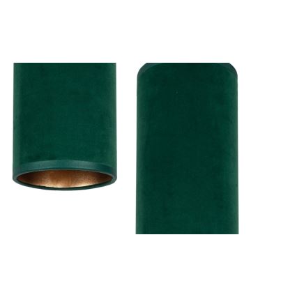 Lampadario a sospensione con filo AVALO 2xE27/60W/230V diametro 20 cm verde