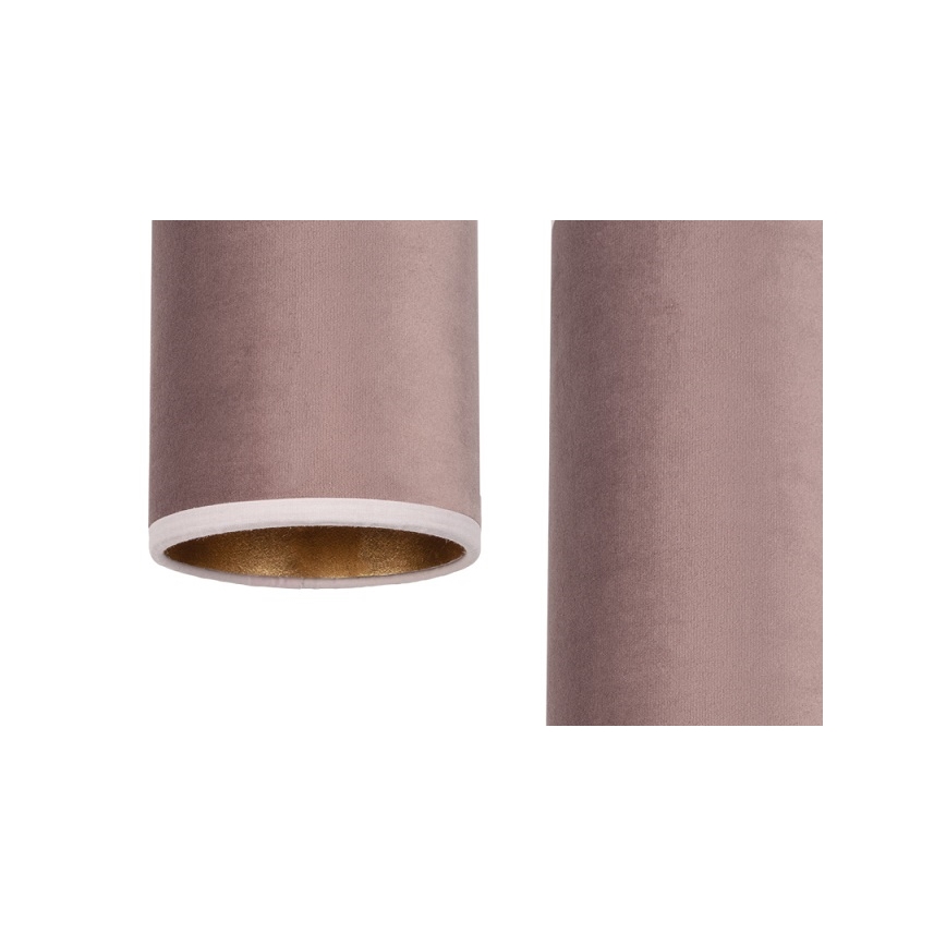 Lampadario a sospensione con filo AVALO 3xE27/60W/230V ragno rosa/rame