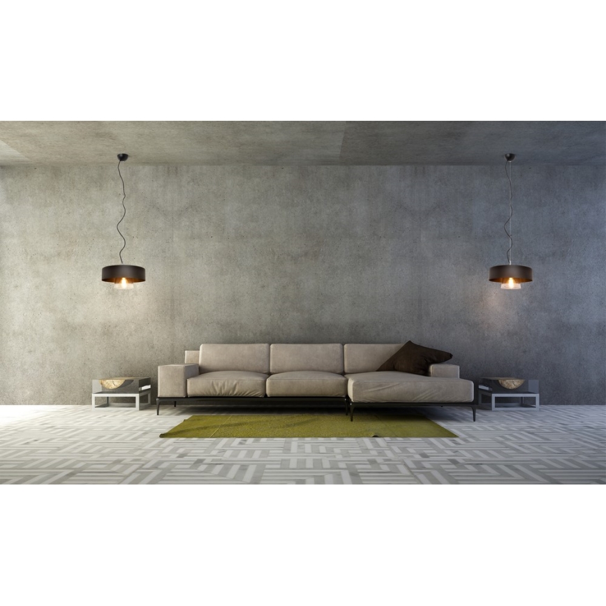 Lampadario a sospensione con filo BABILON 1xE27/15W/230V