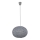 Lampadario a sospensione con filo BACKAZ GRAY 1xE27/60W/230V