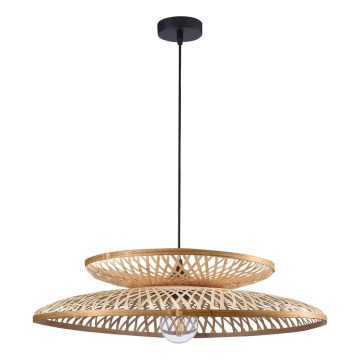 Lampadario a sospensione con filo BALI 1xE27/20W/230V diametro 60 cm bambù