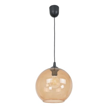 Lampadario a sospensione con filo BALL 1xE27/60W/230V diametro 25 cm beige