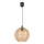 Lampadario a sospensione con filo BALL 1xE27/60W/230V diametro 25 cm beige