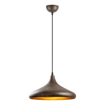 Lampadario a sospensione con filo BAREK 1xE27/40W/230V grigio