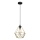 Lampadario a sospensione con filo BASKET 1xE27/60W/230V diametro 25 cm oro