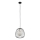 Lampadario a sospensione con filo BELL 1xG9/12W/230V diametro 24 cm nero/oro