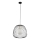 Lampadario a sospensione con filo BELL 1xG9/12W/230V diametro 33 cm nero/oro