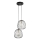 Lampadario a sospensione con filo BELL 2xG9/12W/230V nero/oro