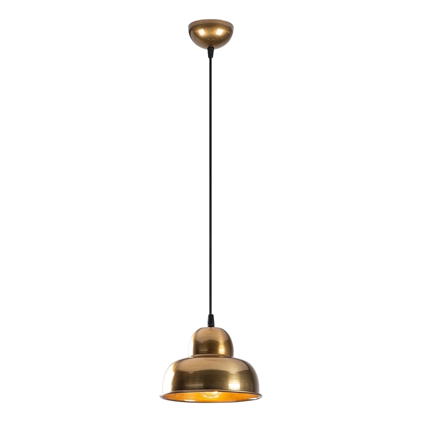 Lampadario a sospensione con filo BERCESTE 1xE27/40W/230V oro