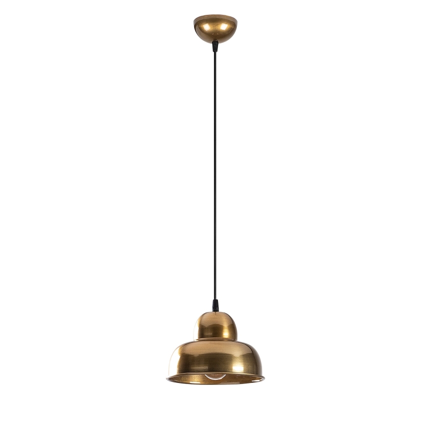 Lampadario a sospensione con filo BERCESTE 1xE27/40W/230V oro
