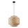 Lampadario a sospensione con filo BERTA 1xE27/20W/230V diametro 40 cm bambù