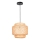 Lampadario a sospensione con filo BERTA 1xE27/20W/230V diametro 50 cm bambù
