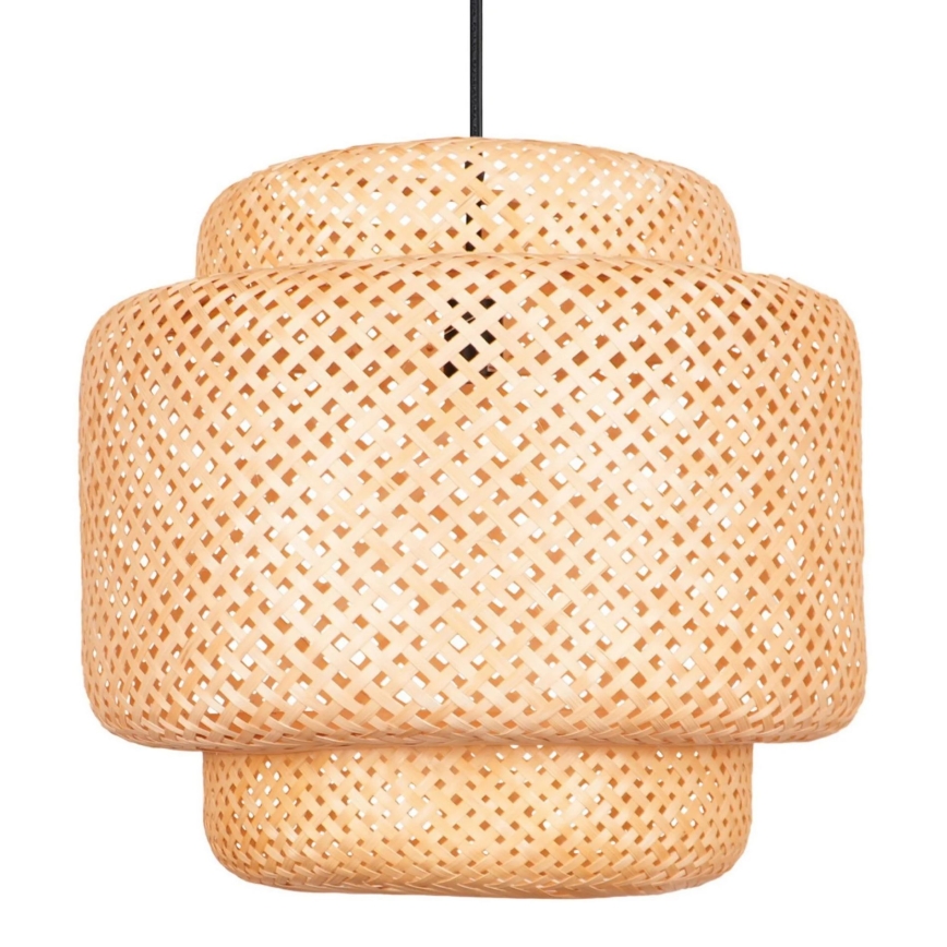 Lampadario a sospensione con filo BERTA 1xE27/20W/230V diametro 50 cm bambù